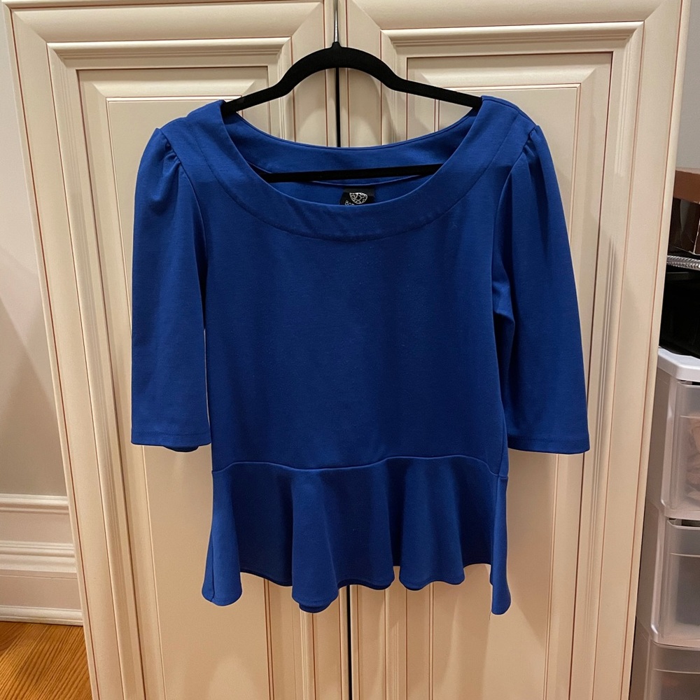 Blue Fit & Flare Top 💙